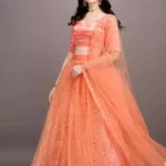 Pitch Color Self-Design Wedding Bridal Haldi Semi-Stitched Lehenga Choli