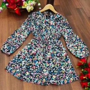 Floral Print Short Women Dresses