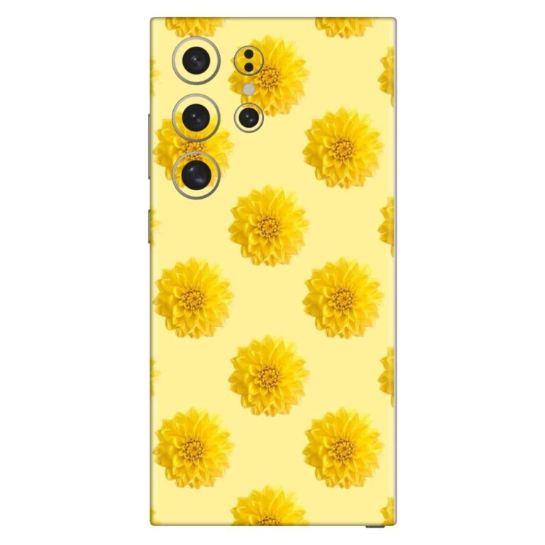 Happy Yellow Flower Mobile Skin for Apple iPhone, Samsung & More