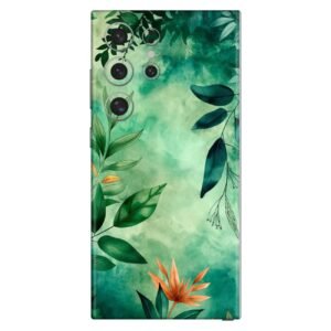 Watercolor Floral Print Mobile Skin for Apple iPhone, Samsung & More