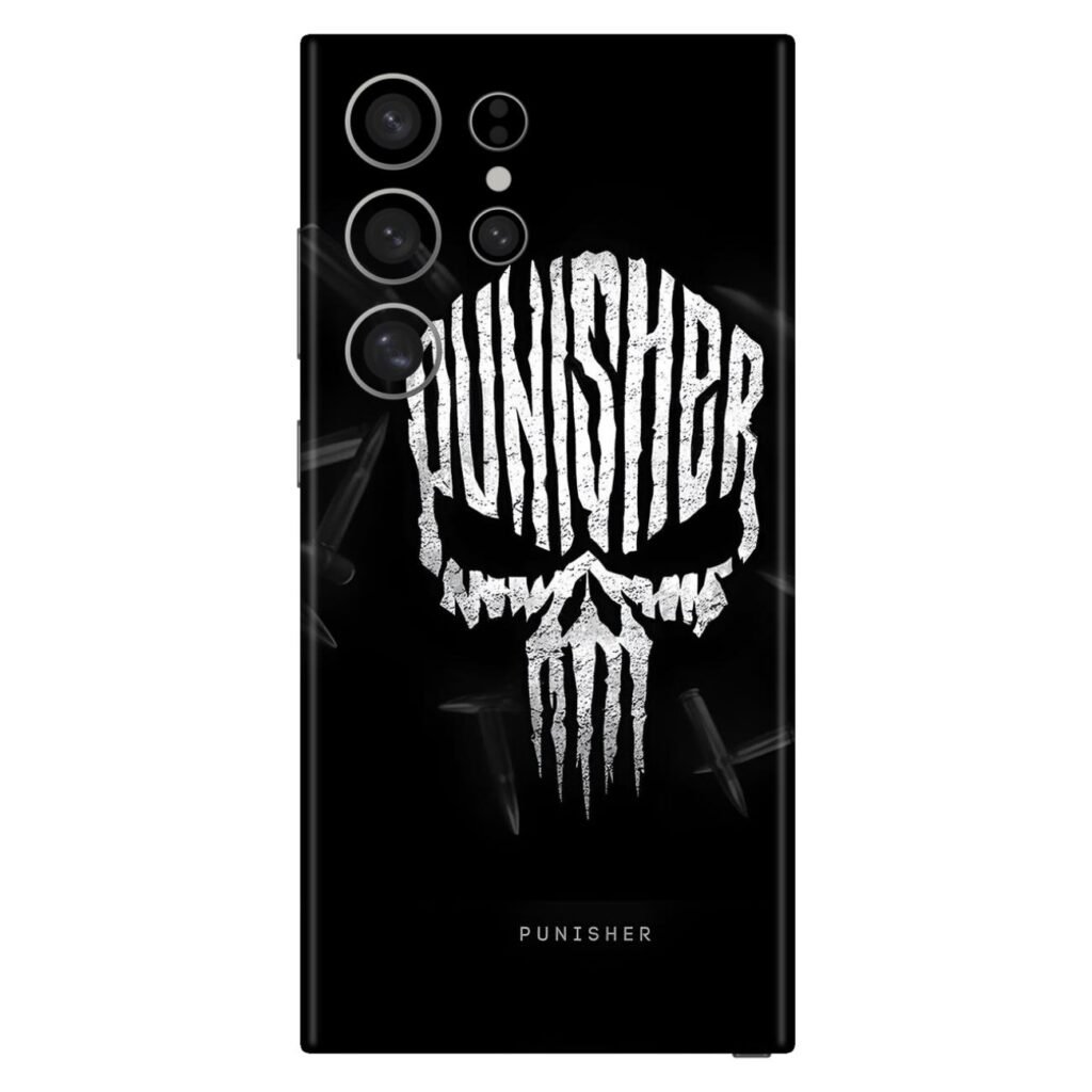 The Punisher Skull Mobile Skin for Apple iPhone, Samsung & More