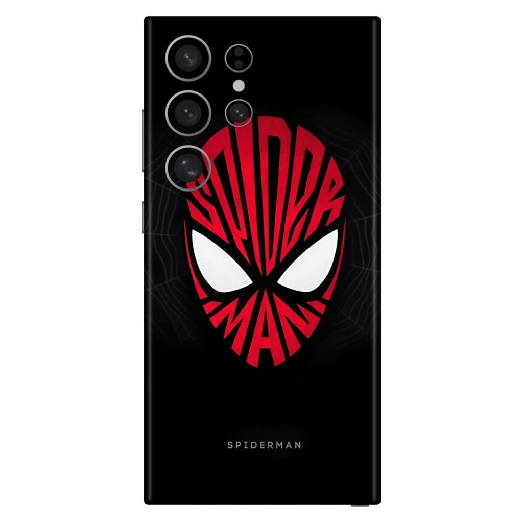 Spiderman Face Eye Mobile Skin for Apple iPhone, Samsung & More.