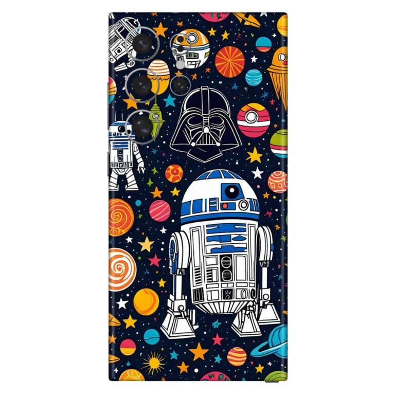 Doodle Star Wars Planet Mobile Skin for Apple iPhone, Samsung & More