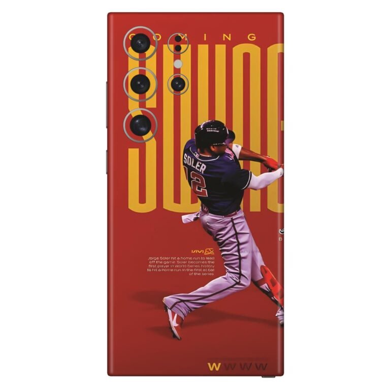 Baseball Player Mobile Skin for Apple iPhone, Samsung & More