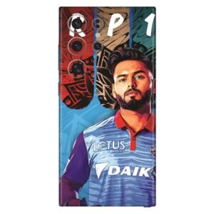 Cricketer Rishabh Pant Picture Mobile Skin for Apple iPhone, Samsung & More