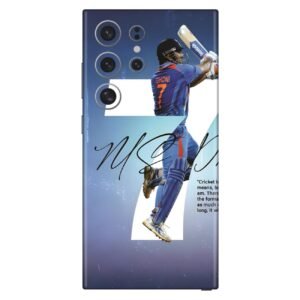 MS Dhoni 7 Mobile Skin for Apple iPhone, Samsung & More